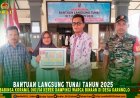 Tingkatkan Kesejahteraan Warga Miskin, Babinsa Kerek Kodim 0811/Tuban Kawal Pembagian BLT-DD Tahun 2025